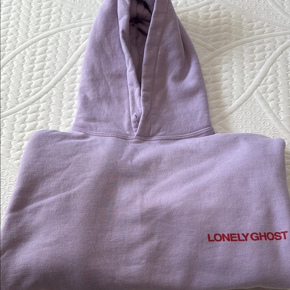 Lonely Ghost Purple Hoodie